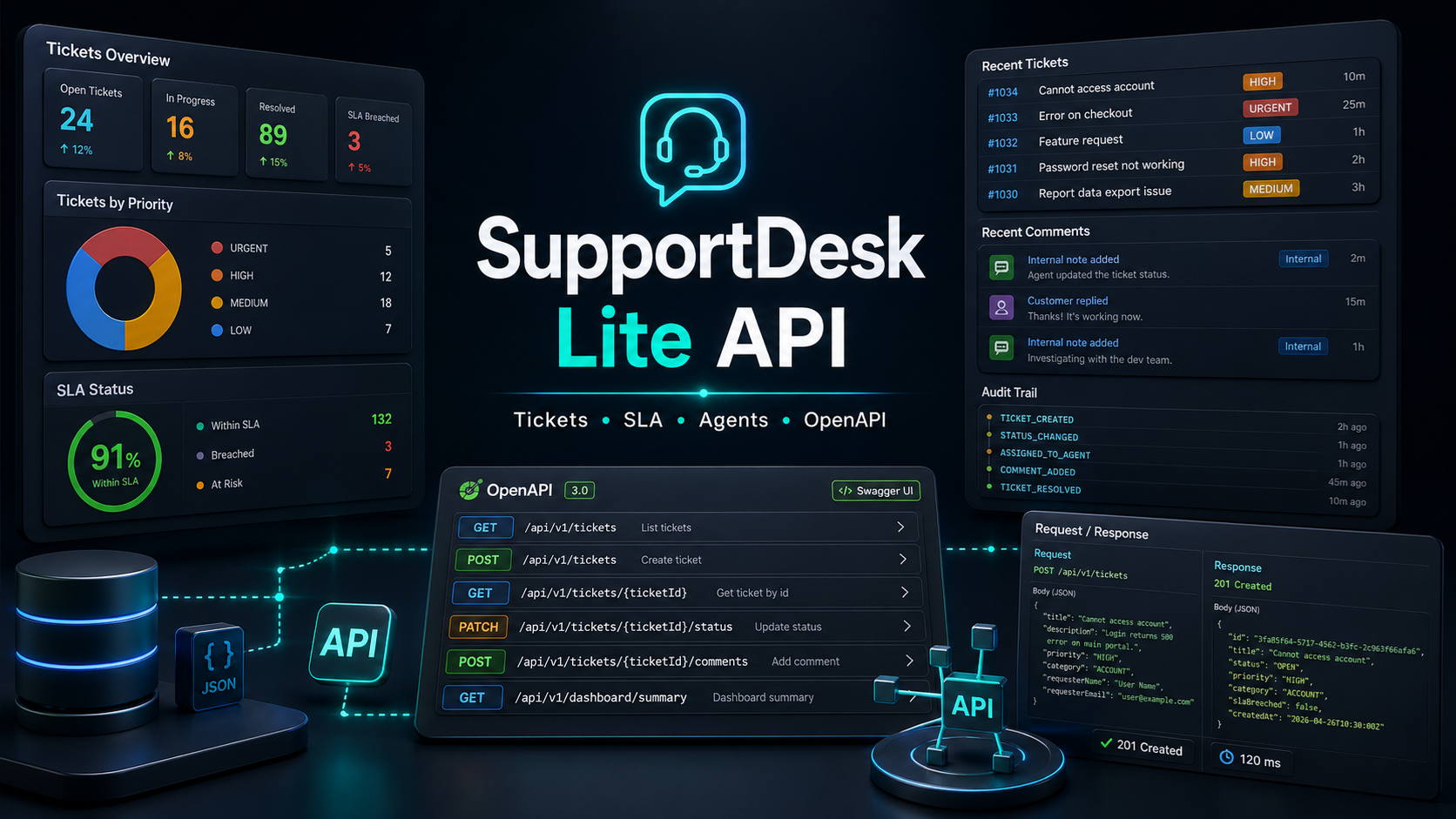 SUPPORTDESK LITE API